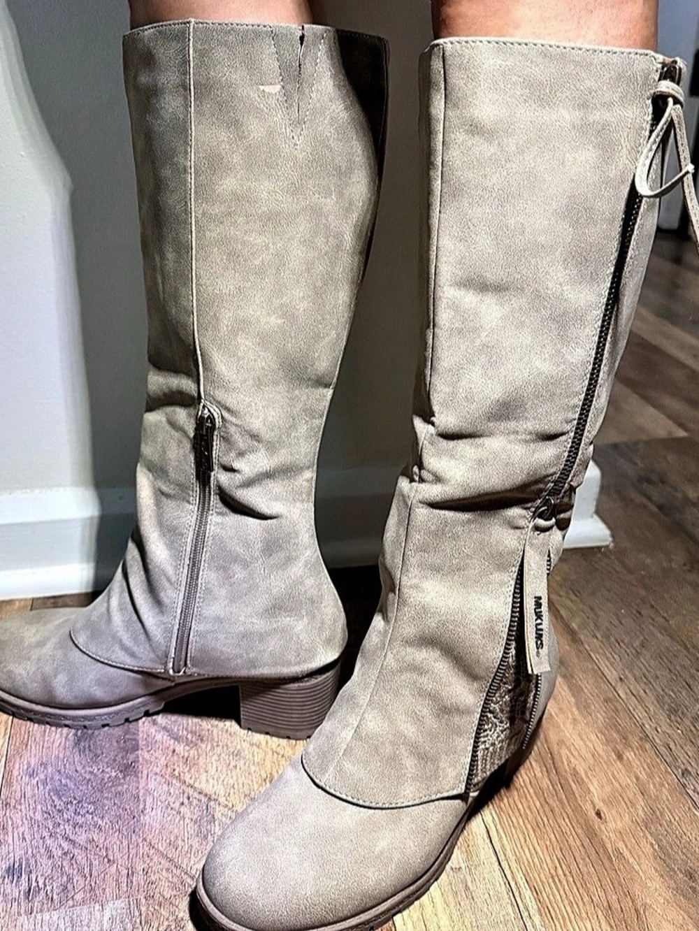 Steven by Steve Madden Over-the-Knee Heeled Boots in Brown Like New